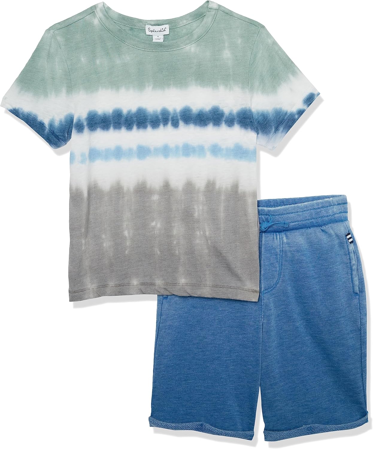 PerfectAlicious Baby boys surf tie dye set for kids
