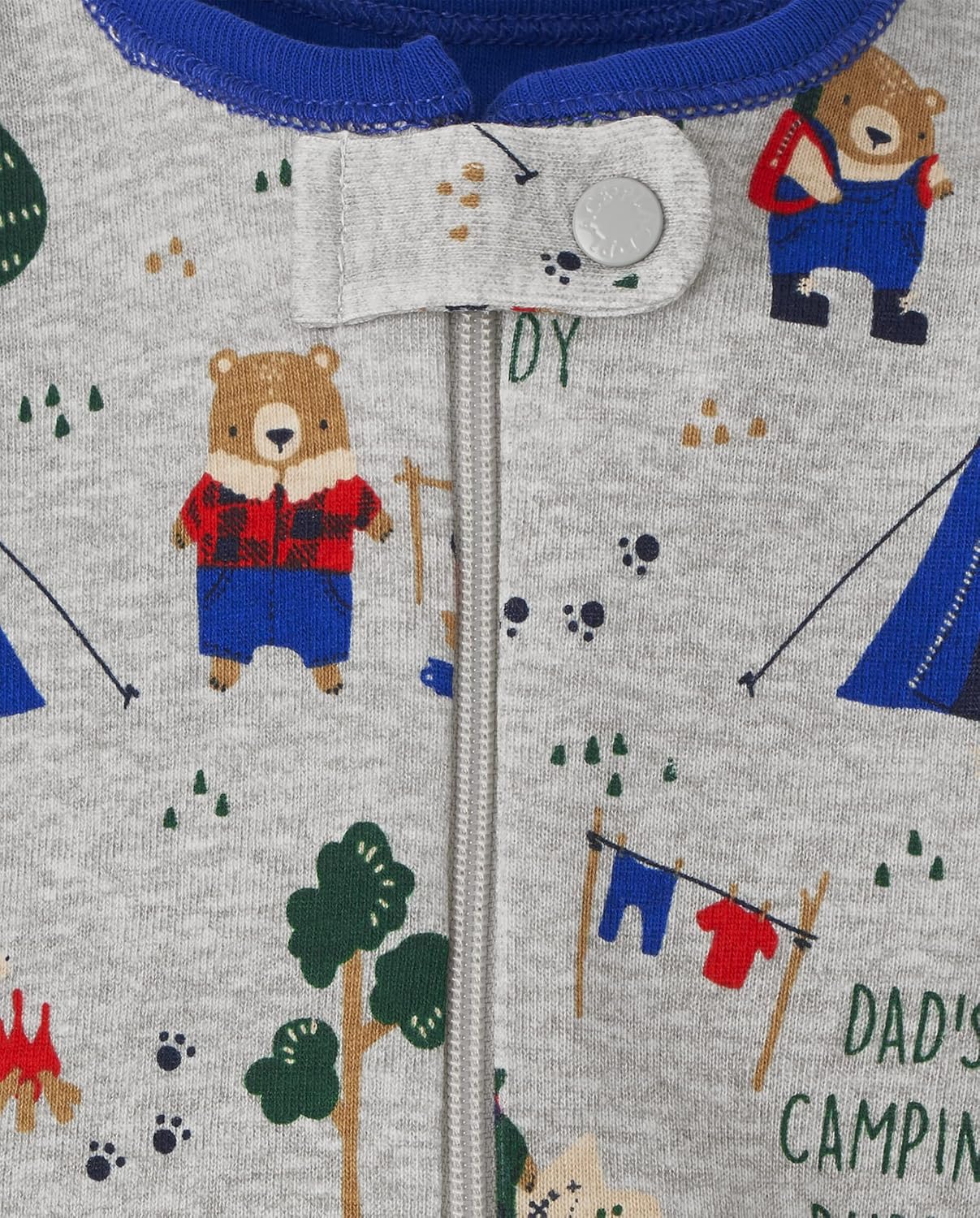 Cute Bear Print Pajamas for Boys - 100 Cotton Sleepwear