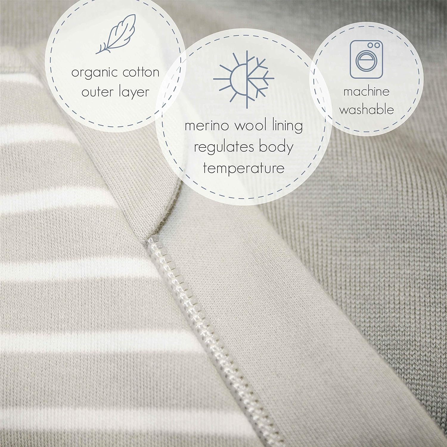 Woolino Organic Merino Cotton for Baby 18-36