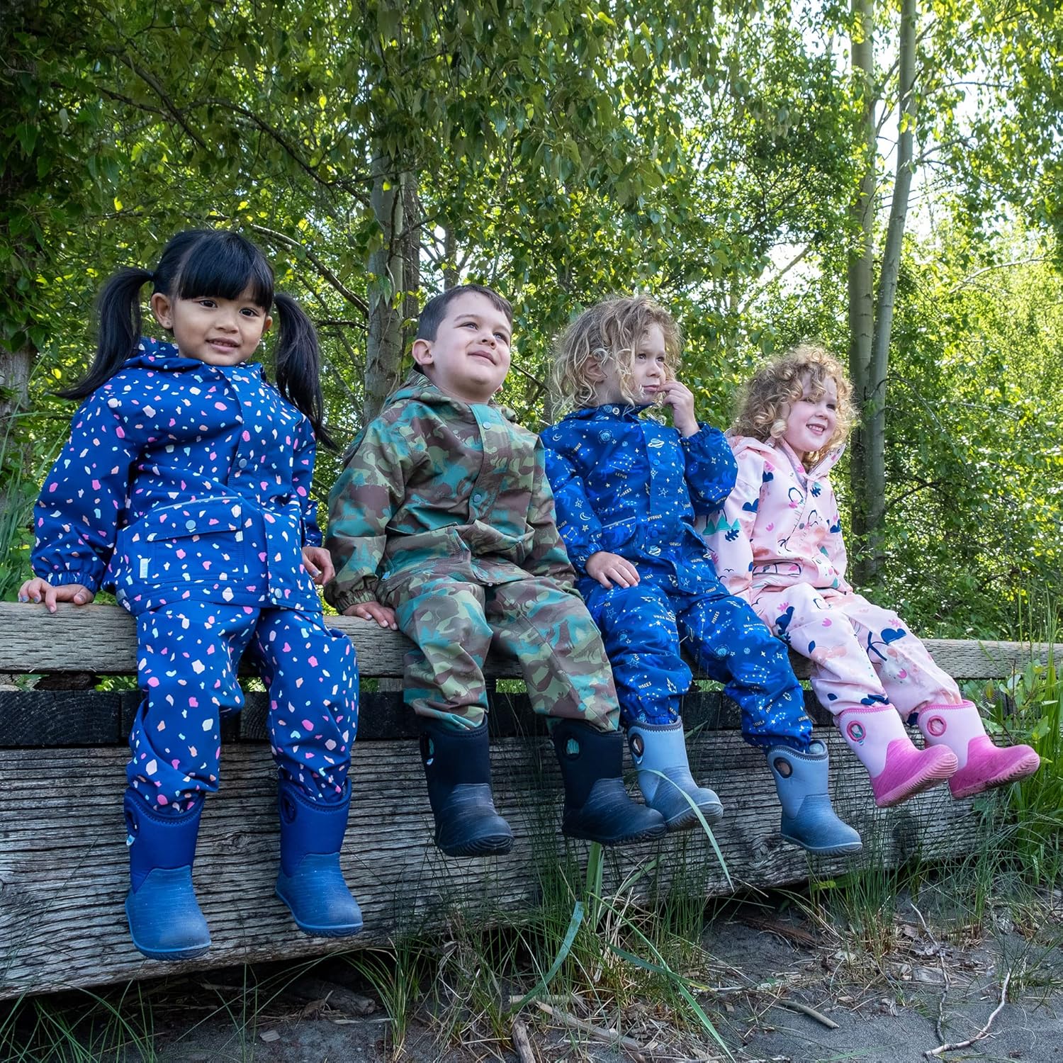 JAN JUL Waterproof Rain Pants for Kids