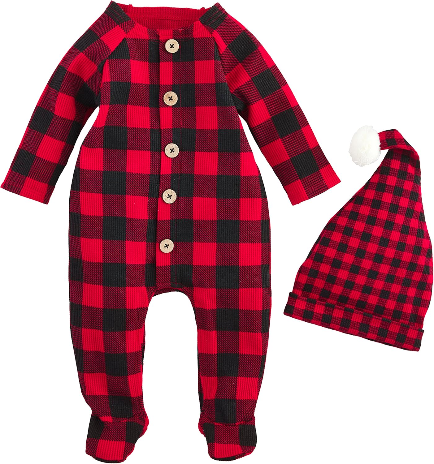 Mud Pie Buffa Check Sleeper Perfect for Baby
